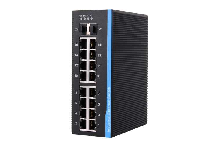 i718A 2+16 GIgabit Managed Industrial Ethernet Switch