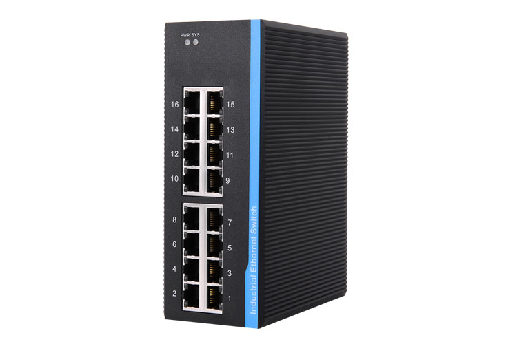 i716A 16 Port GIgabit Managed Industrial Ethernet Switch