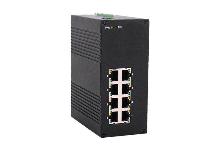P708A 8 Port Managed Industrial PoE Ethernet Switch